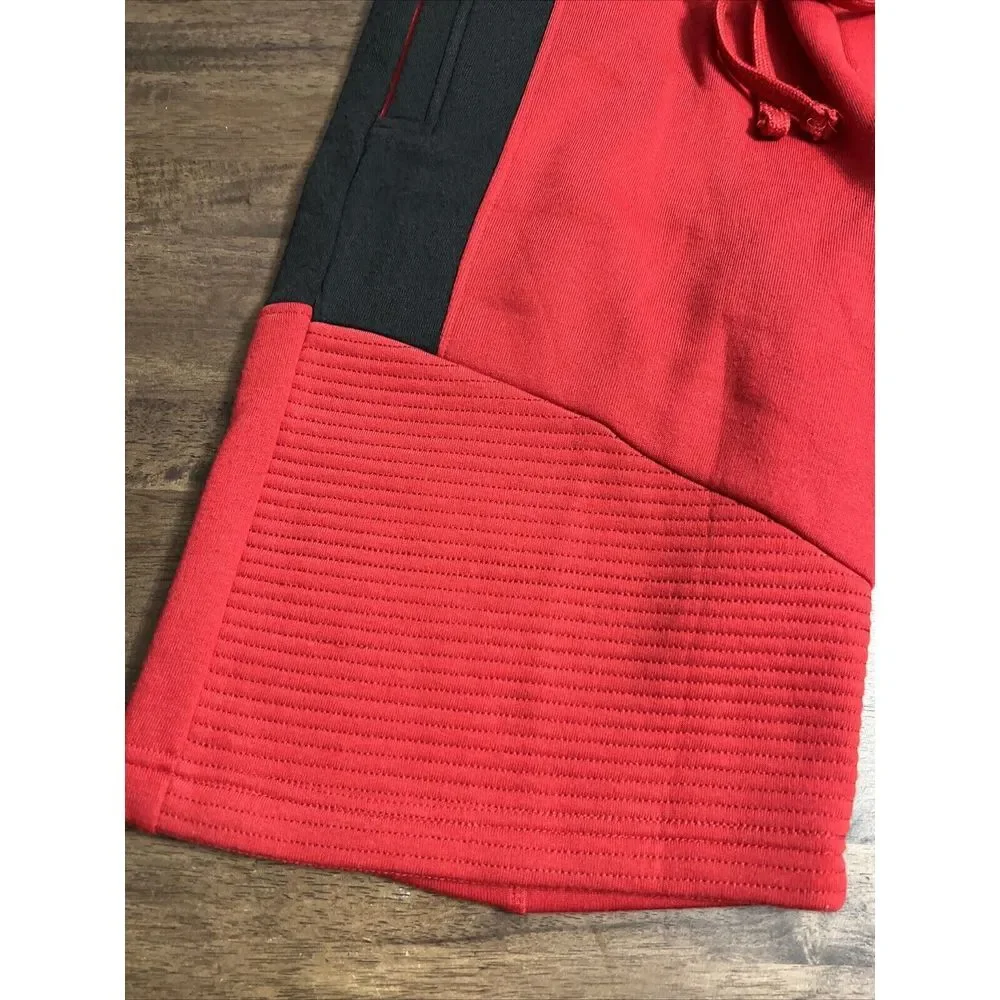 Vintage Y2K Phat Farm Baggy Long‎ Shorts Size Medium Red Pockets Sweat Shorts